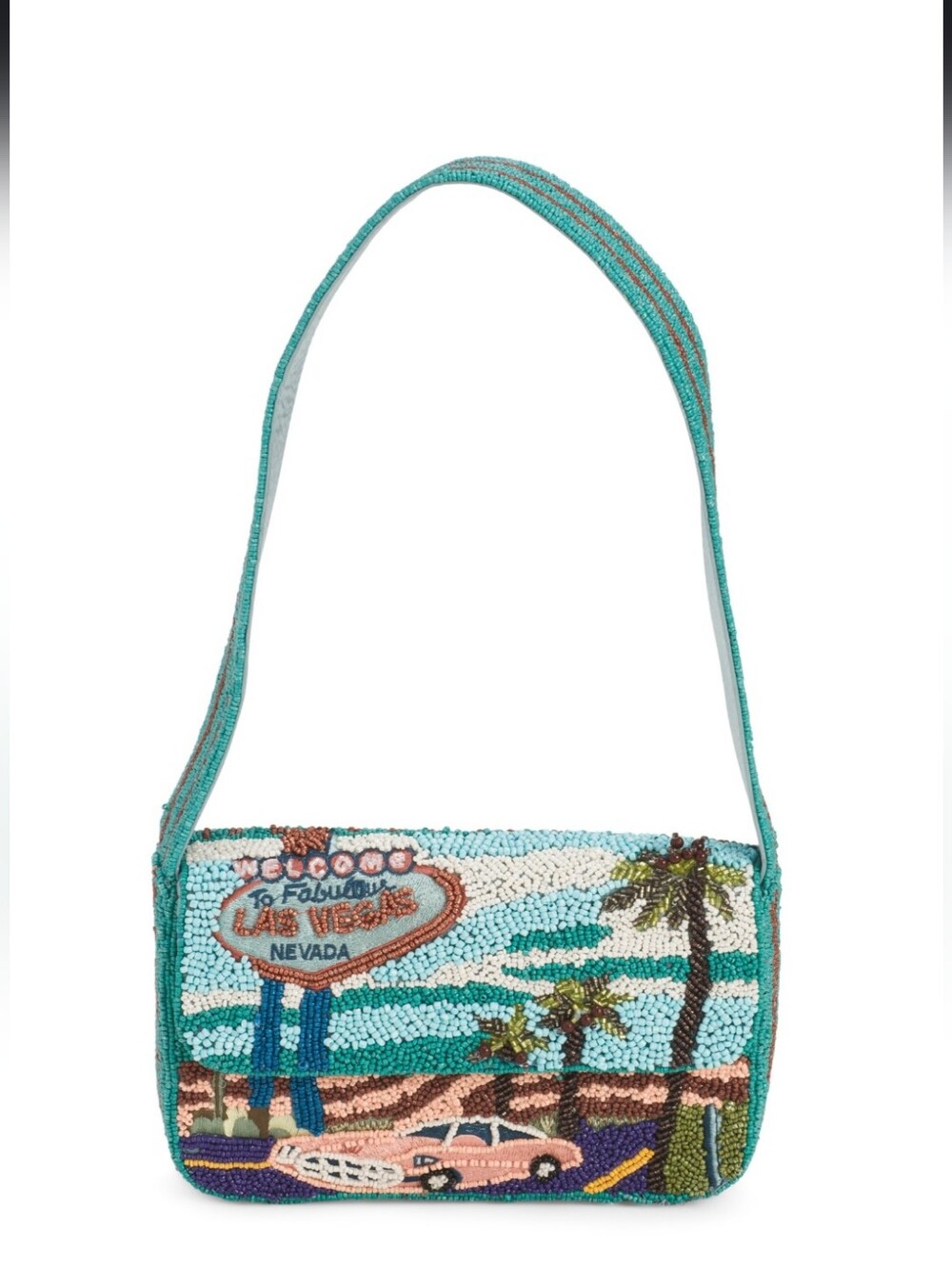 Las Vegas Scene Shoulder Bag Bnwt EL
